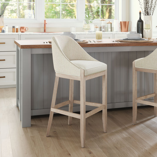 Bar Chair – Faux Leather with Footrest