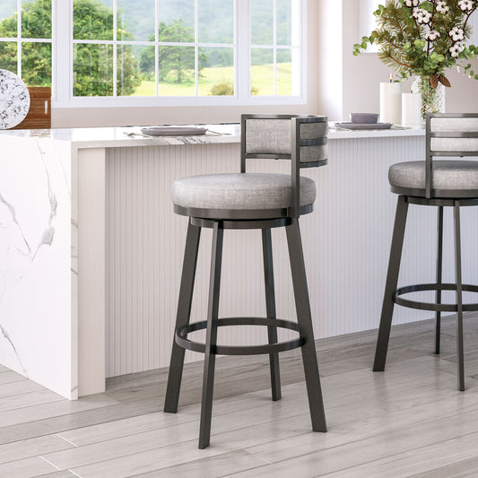 Outdoor Bar Chairs – Weather-Resistant Design in Gray
