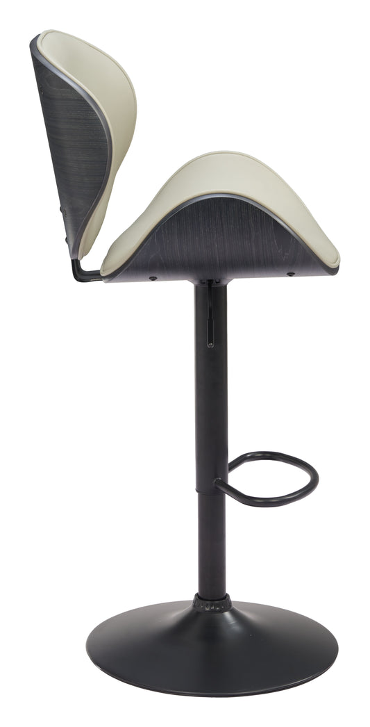 Bar Stools –Comfortable Black Seat with Durable Bronze Frame