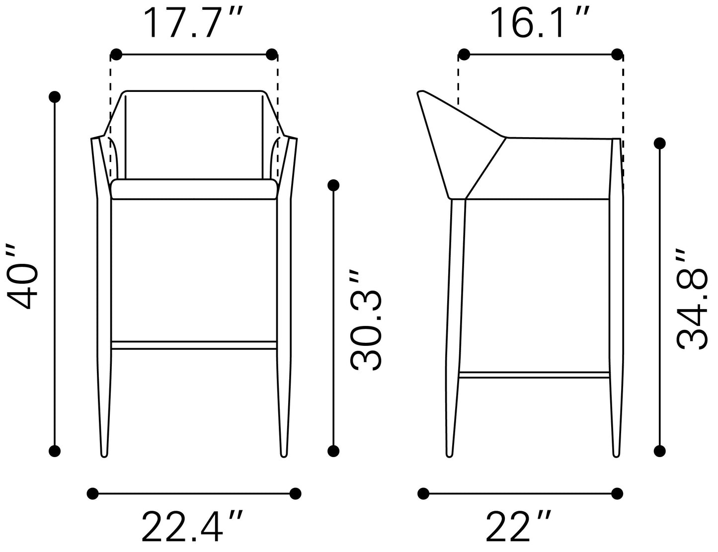 Kitchen Stools – Elegant Beige Seat with Contemporary Style