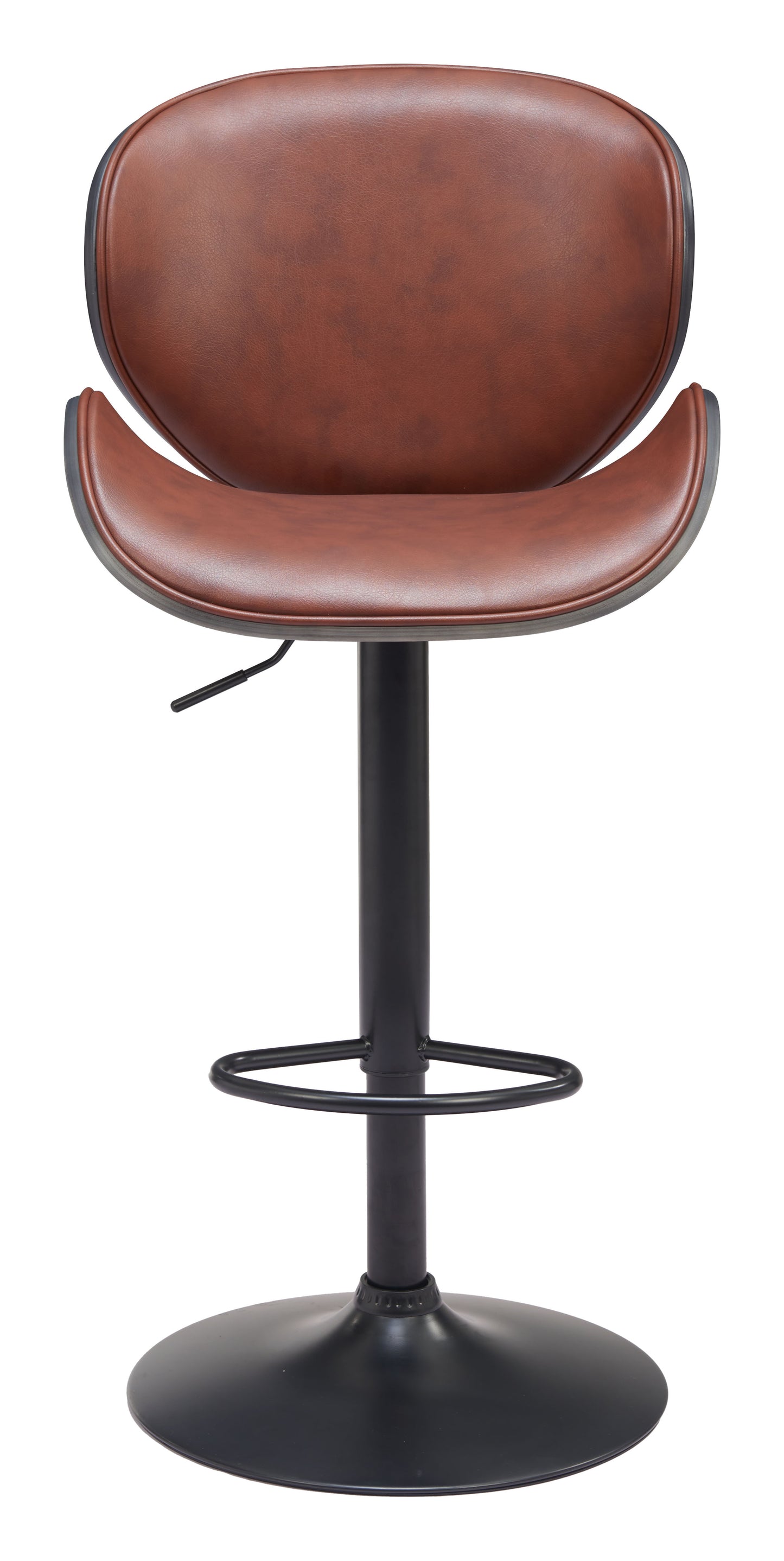 Bar Stools –Meyane Upholstered Seat & Matte Black Base