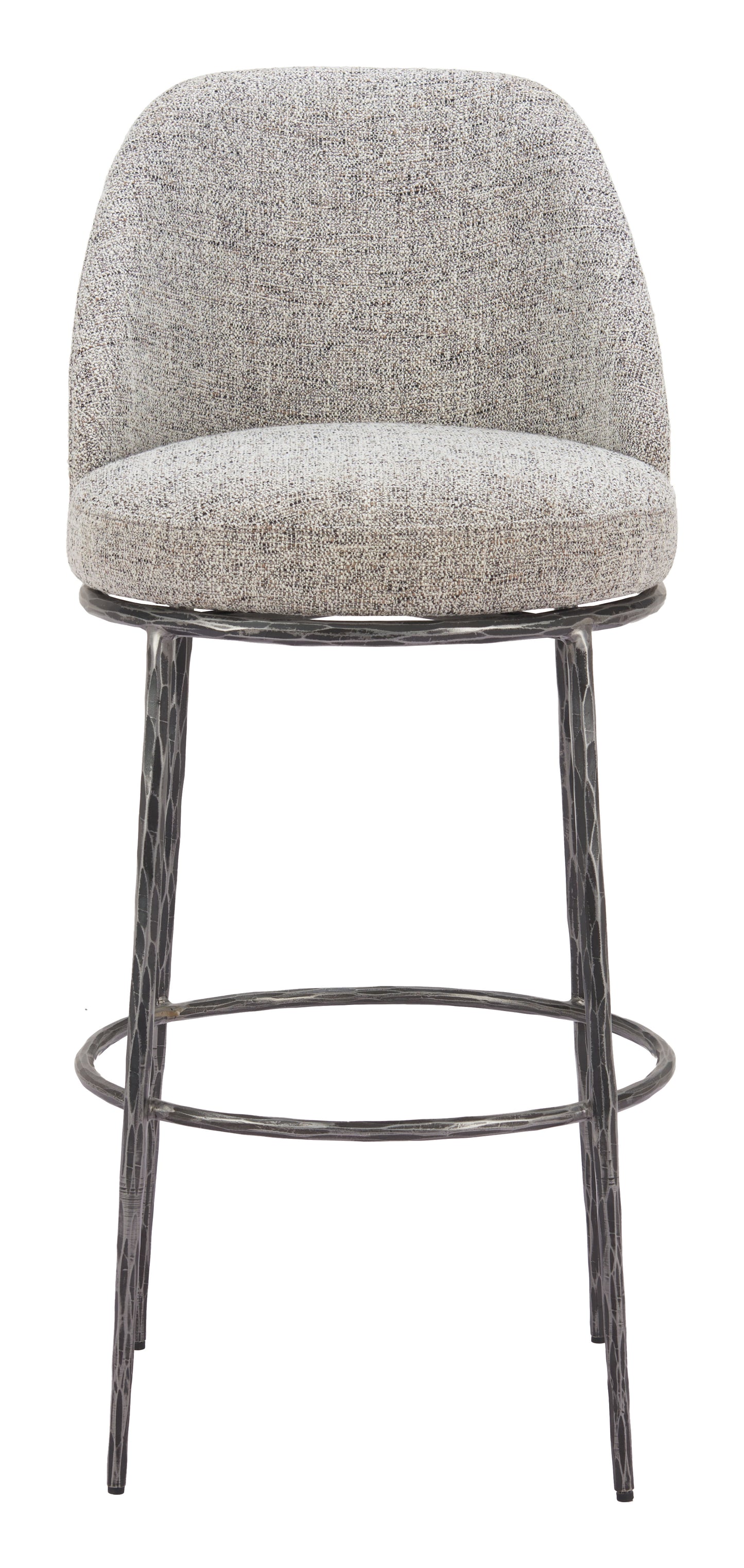 Counter Bar Stools – Nordhavn Gray Seat with Modern Frame