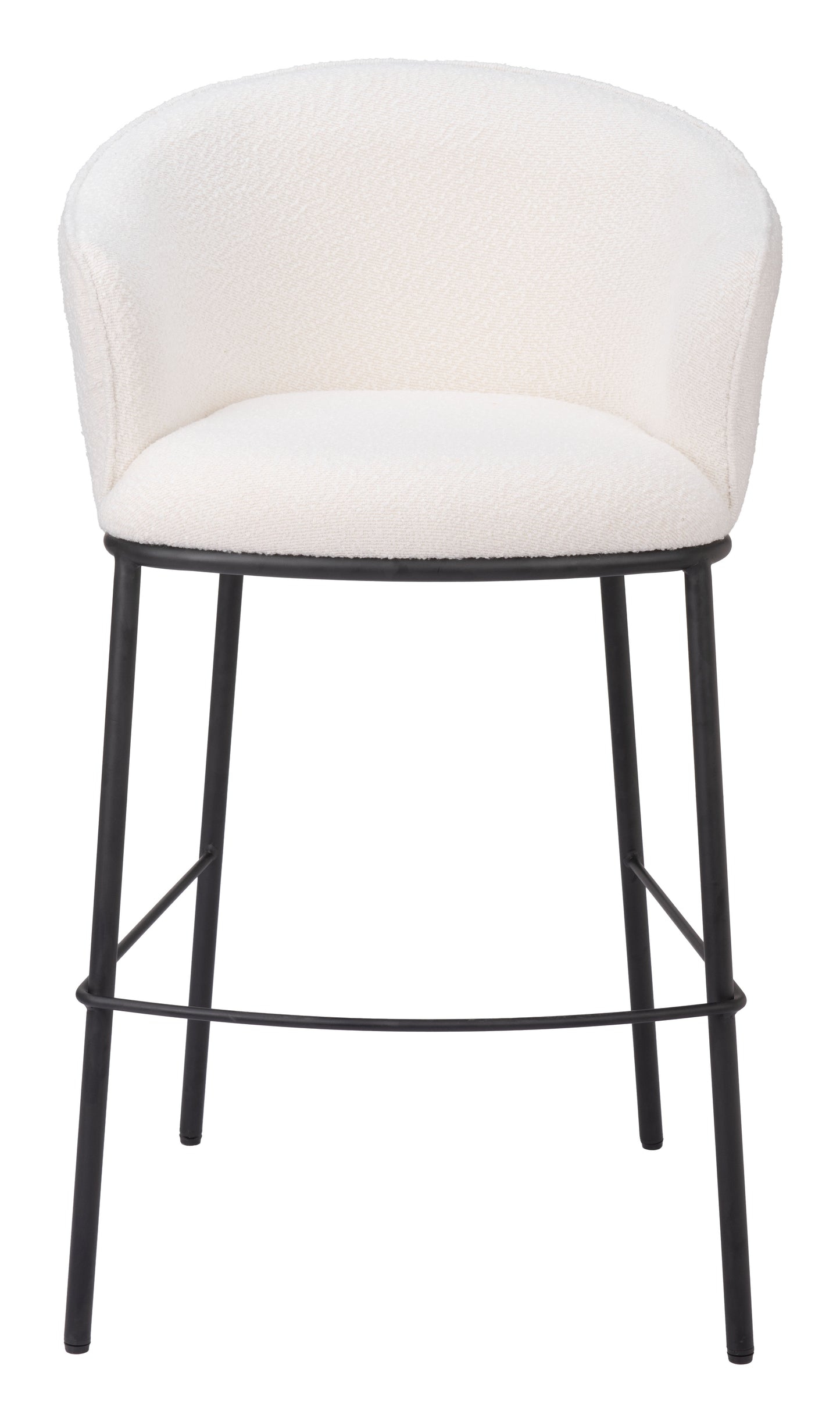 Comfortable Bar Stool with Back – Padded Seat, Elegant Frame