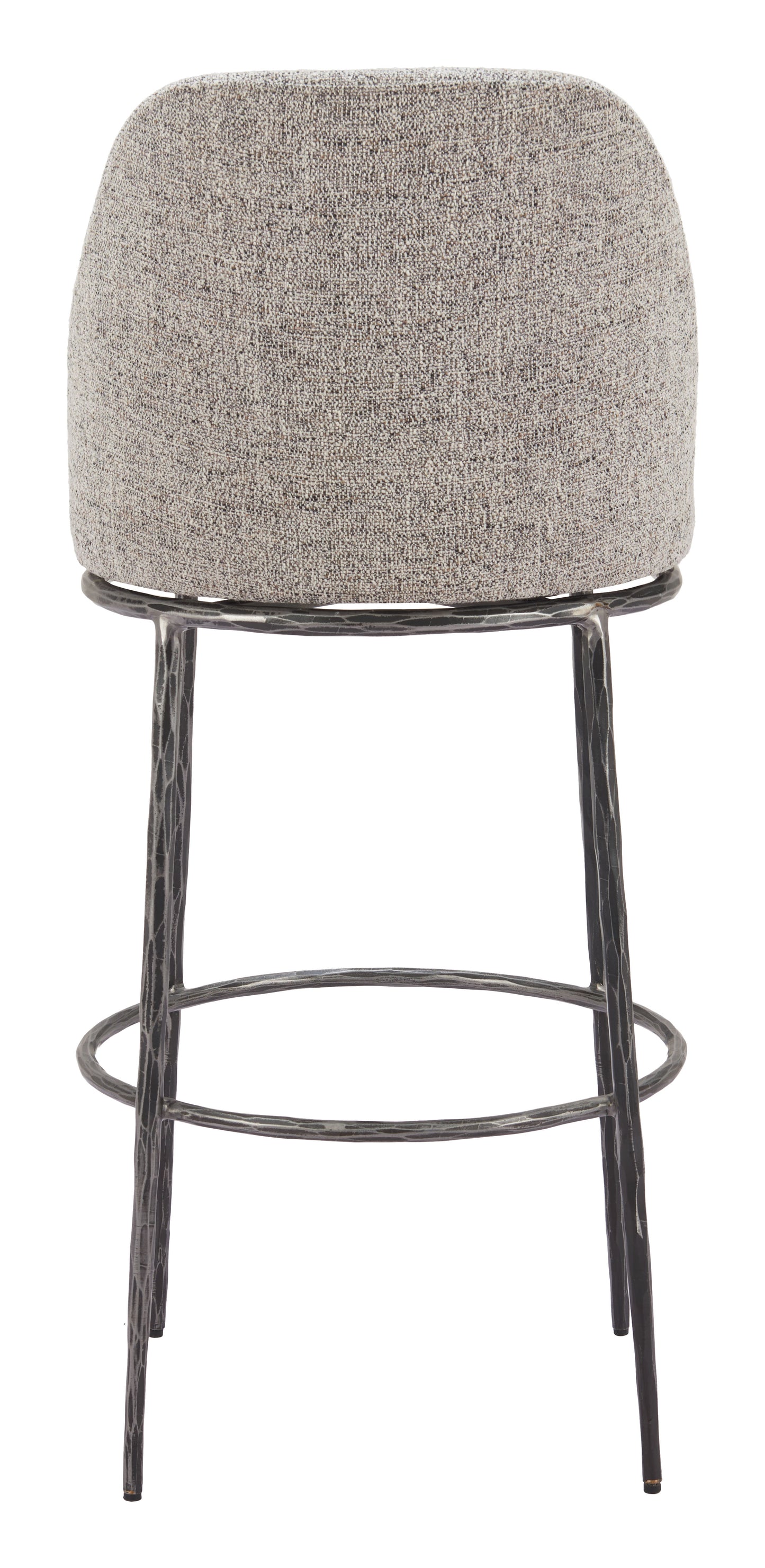 Counter Bar Stools – Nordhavn Gray Seat with Modern Frame