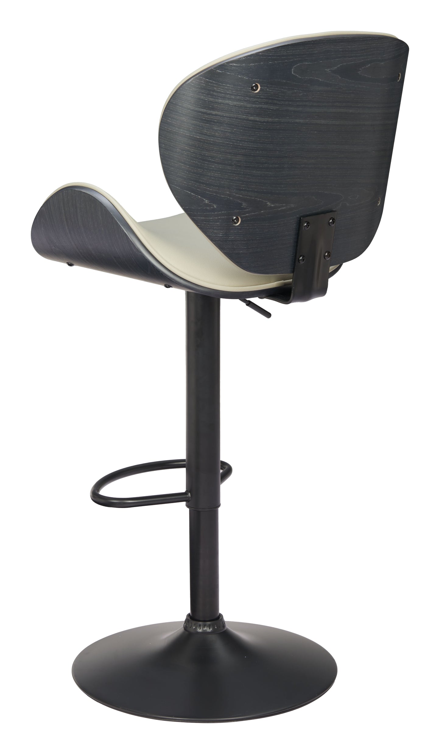 Bar Stools –Comfortable Black Seat with Durable Bronze Frame
