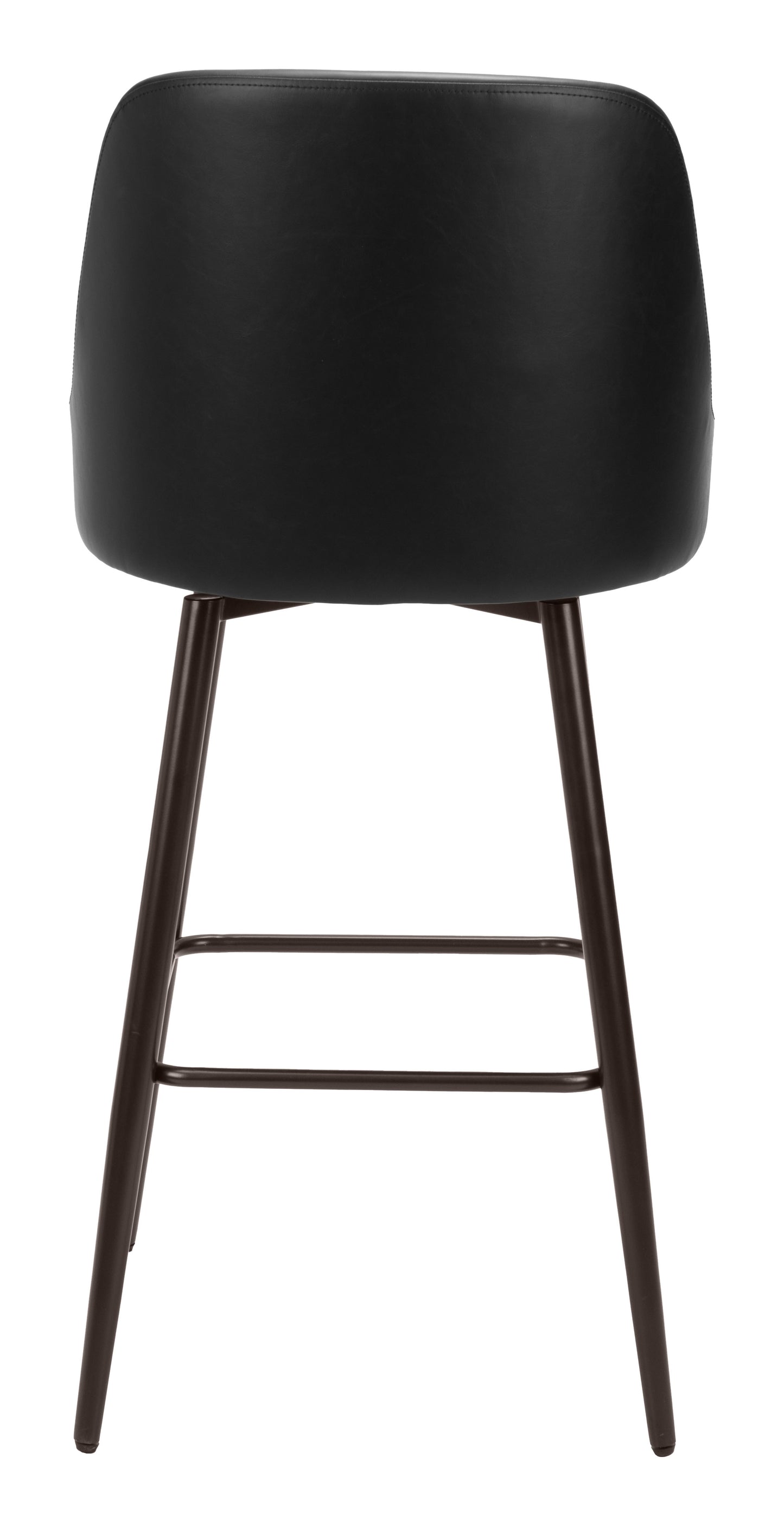Black Bar Stools – Design with Upholstered Seat