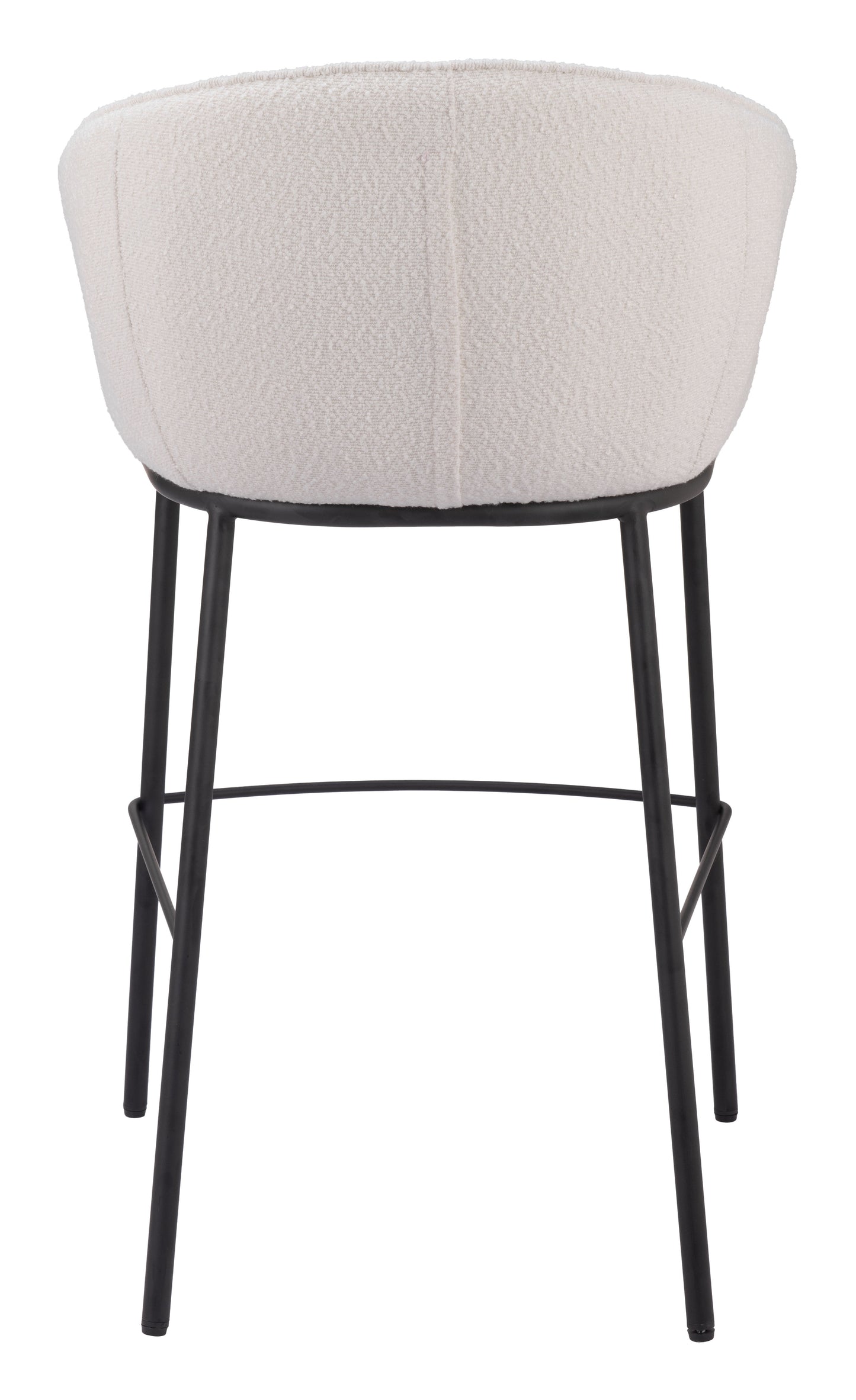 Comfortable Bar Stool with Back – Padded Seat, Elegant Frame