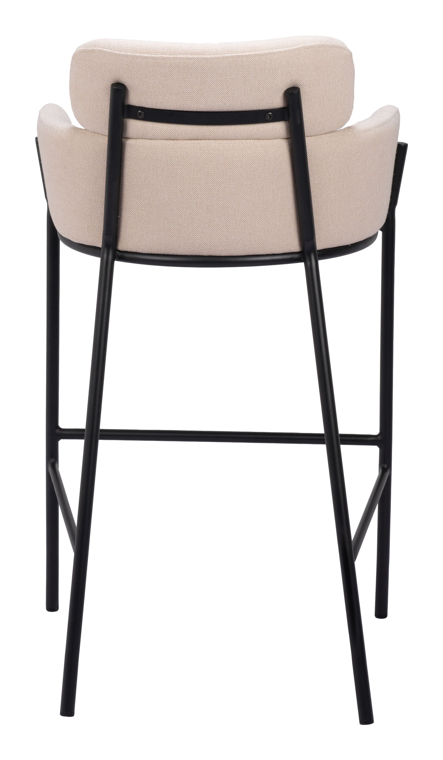 Bar Height Stools – Elegant Beige Seat with Sturdy Legs