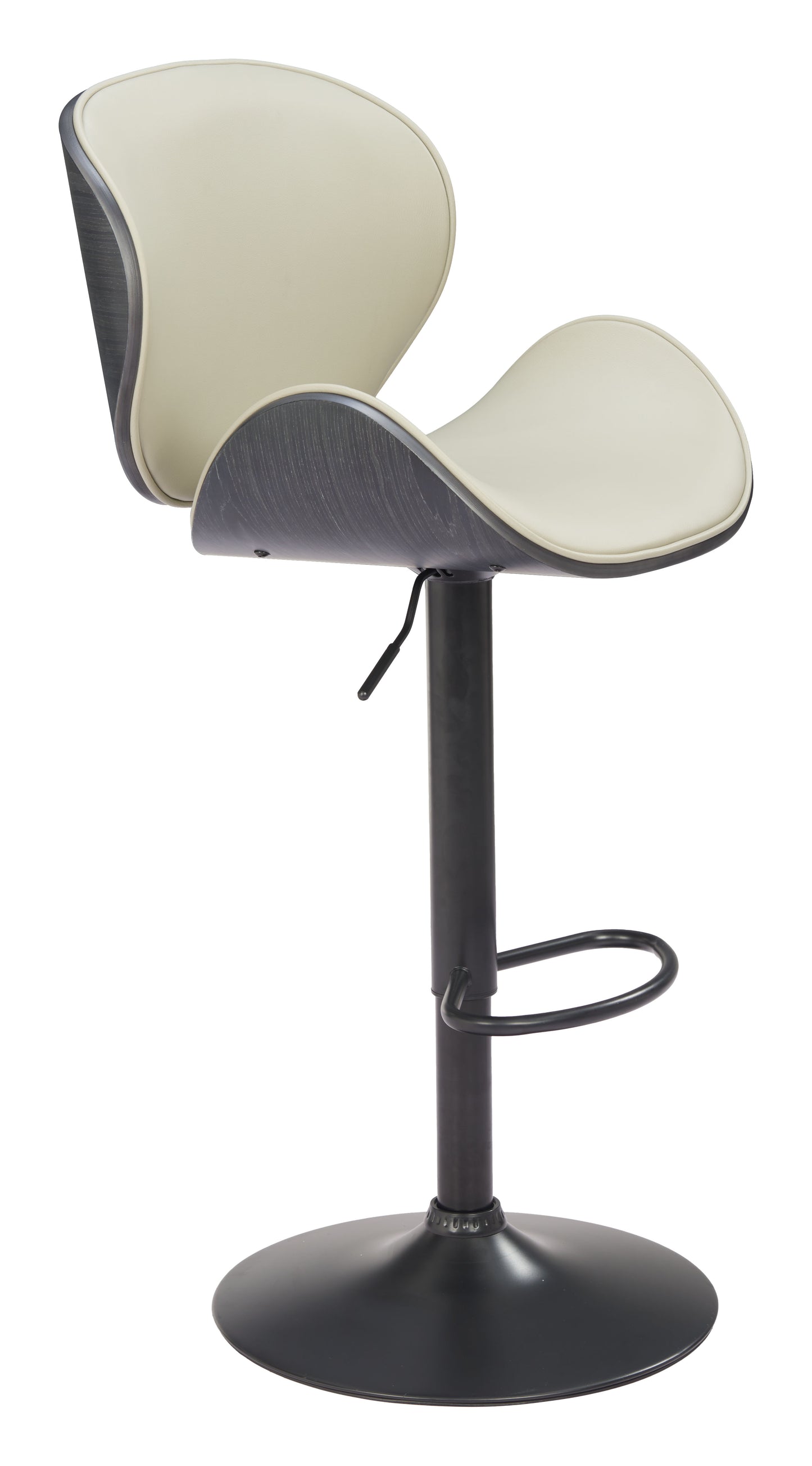 Bar Stools –Comfortable Black Seat with Durable Bronze Frame