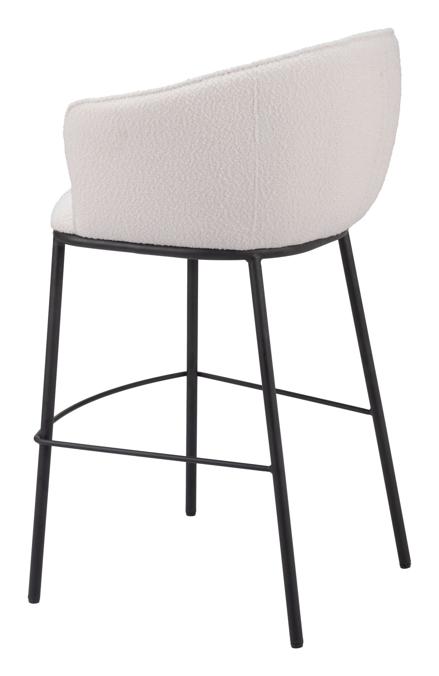 Comfortable Bar Stool with Back – Padded Seat, Elegant Frame