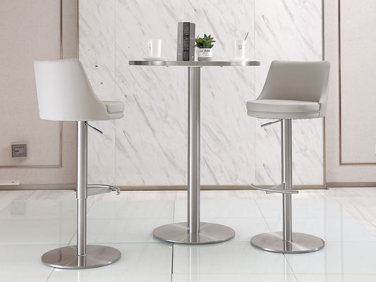 Contemporary Carter Bar Stool – Faux Leather & Velvet Options
