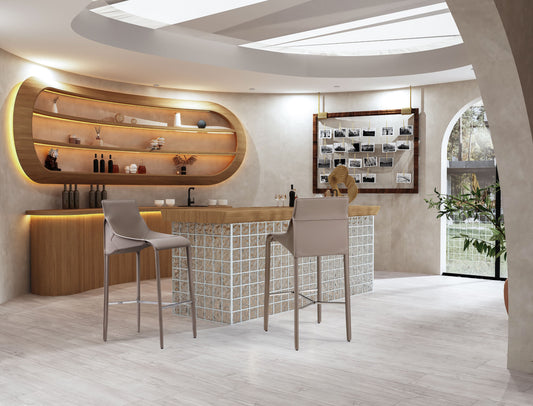 Kitchen Stool with Back – Design for Counter or Island Seating