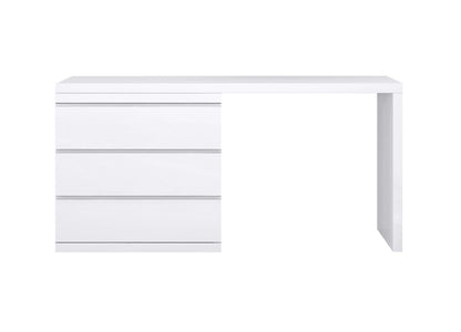 Anna Eddy Single & Double Dresser Extension in High Gloss White by Whiteline Modern Living