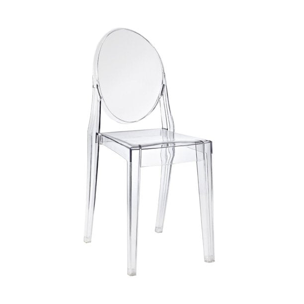 Techni Home Stackable Acrylic Ghost Event Chairs – Set of 4