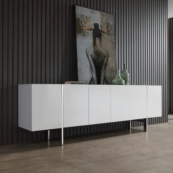 Whiteline Modern Living - Struttura Large Buffet SB1249L-WHT