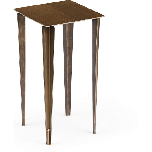 Nia 20"H Nest Side Table in Brushed Bronze & Gold by Whiteline Modern Living