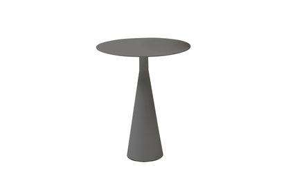 Whiteline Modern Outdoor Living ST1733M-CMT Ireland Large, Medium or Small Aluminum Outdoor Side Table, Grey