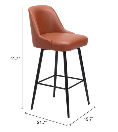 Swivel Bar Stools – Sleek Industrial Style with Comfortable Seat