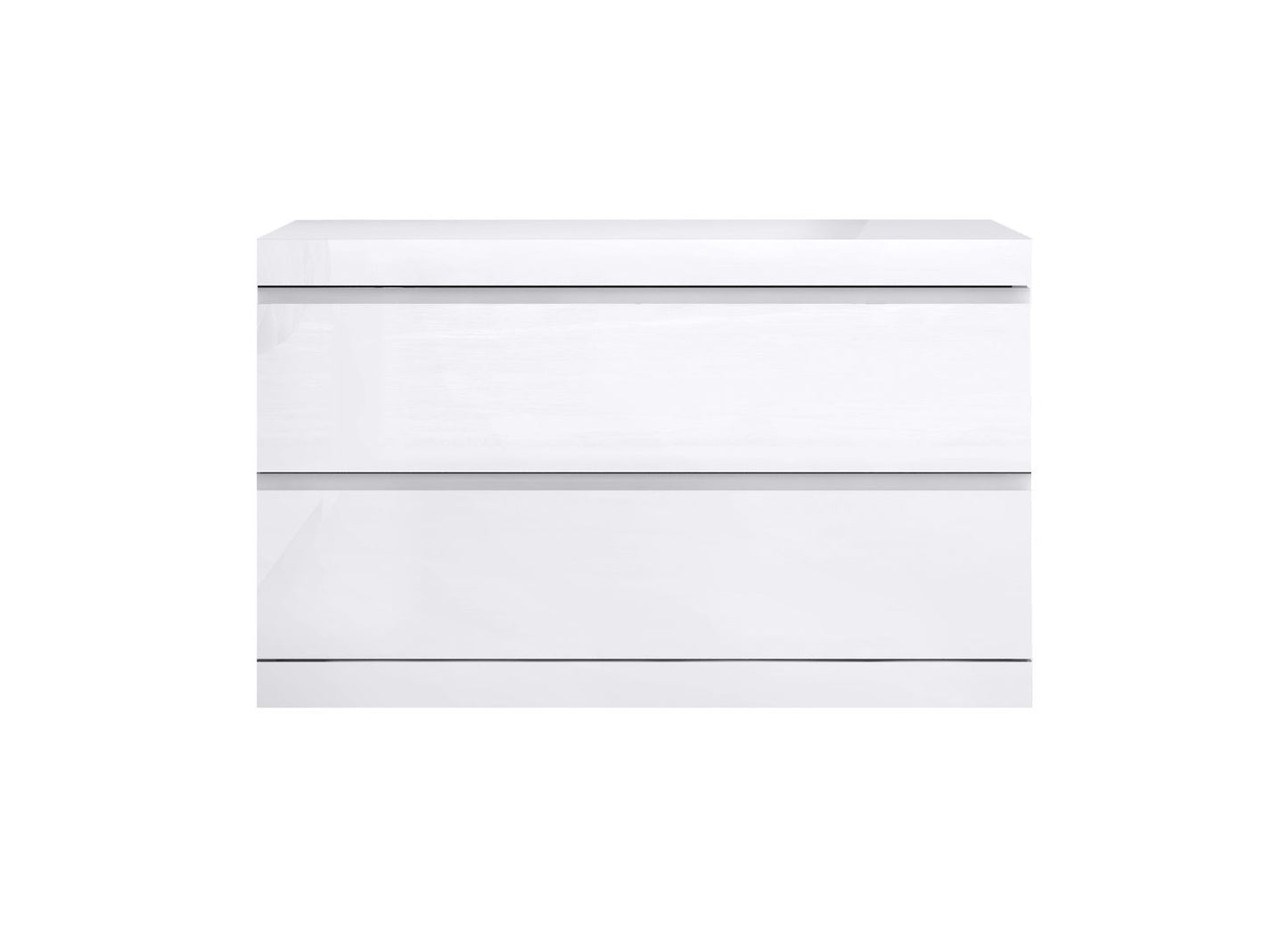 Whiteline Anna Large Nightstand in White NS1207L-WHT