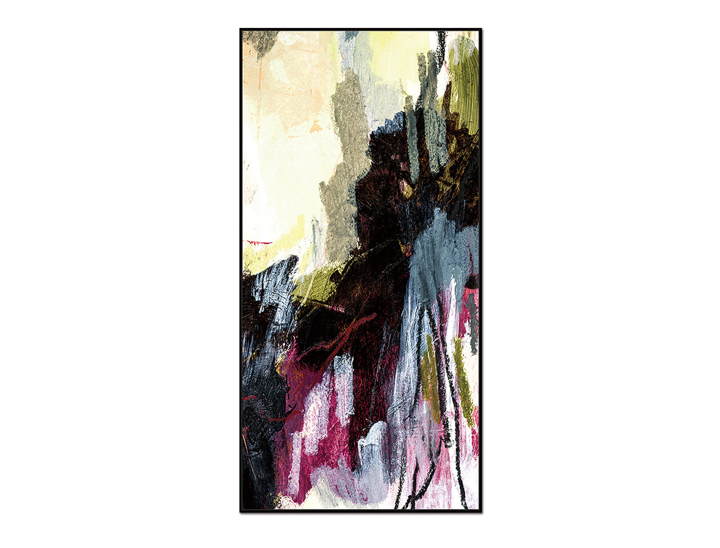 Lola 48" x 24" Canvas Wall Art in Multicolor by Whiteline Modern Living