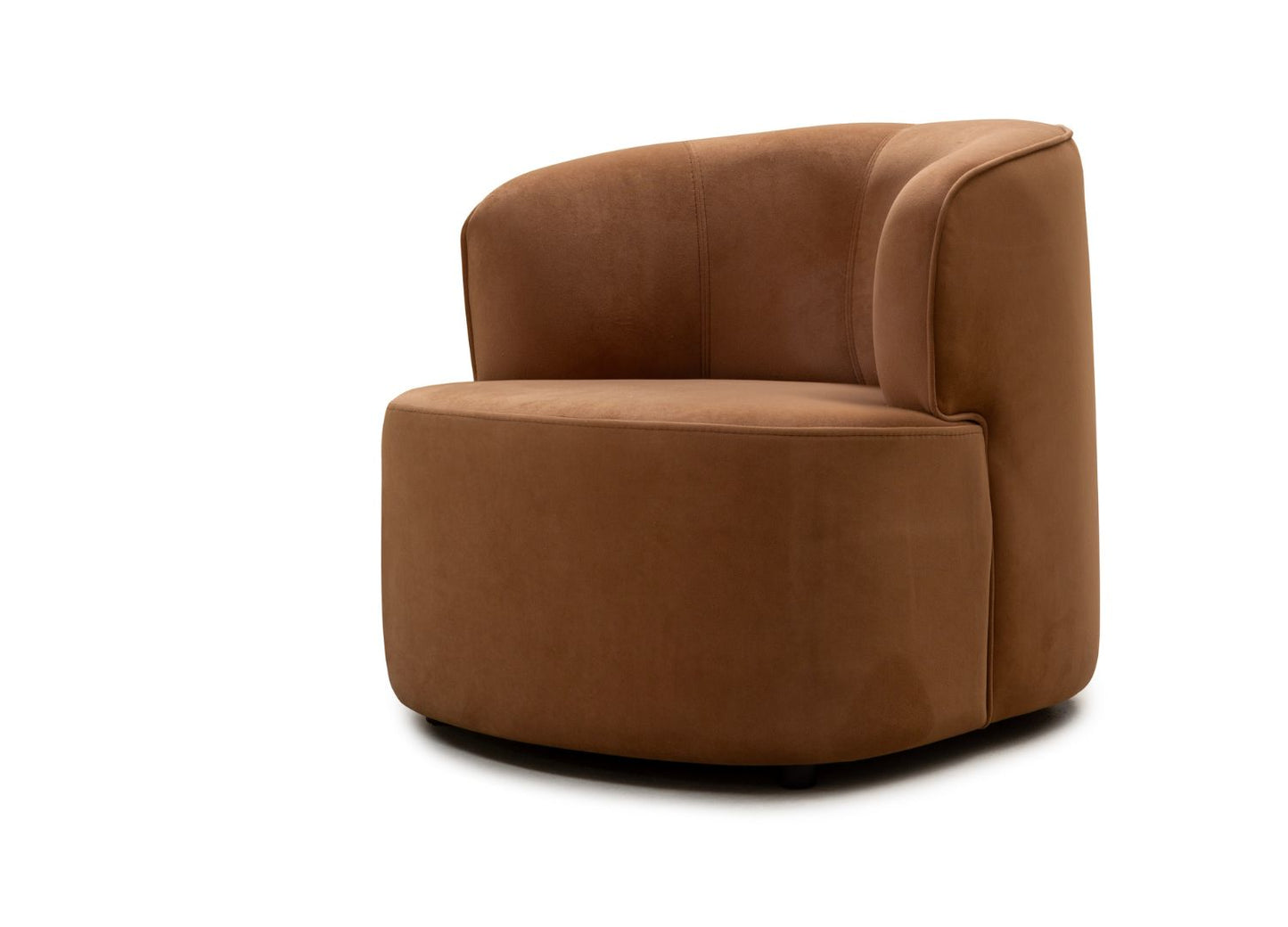 Denn Accent Chair in Camel Brown Fabric by Whiteline Modern Living