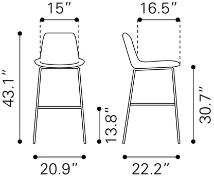White Bar Chair – Bantry Swivel Seat with White Upholstery & Metal Base