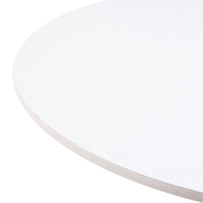 Auray White Bar Table – Modern Counter-Height Table for Kitchen or Home Bar