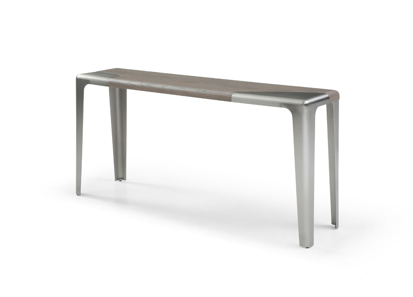 Whiteline Elena Light Grey Console Table