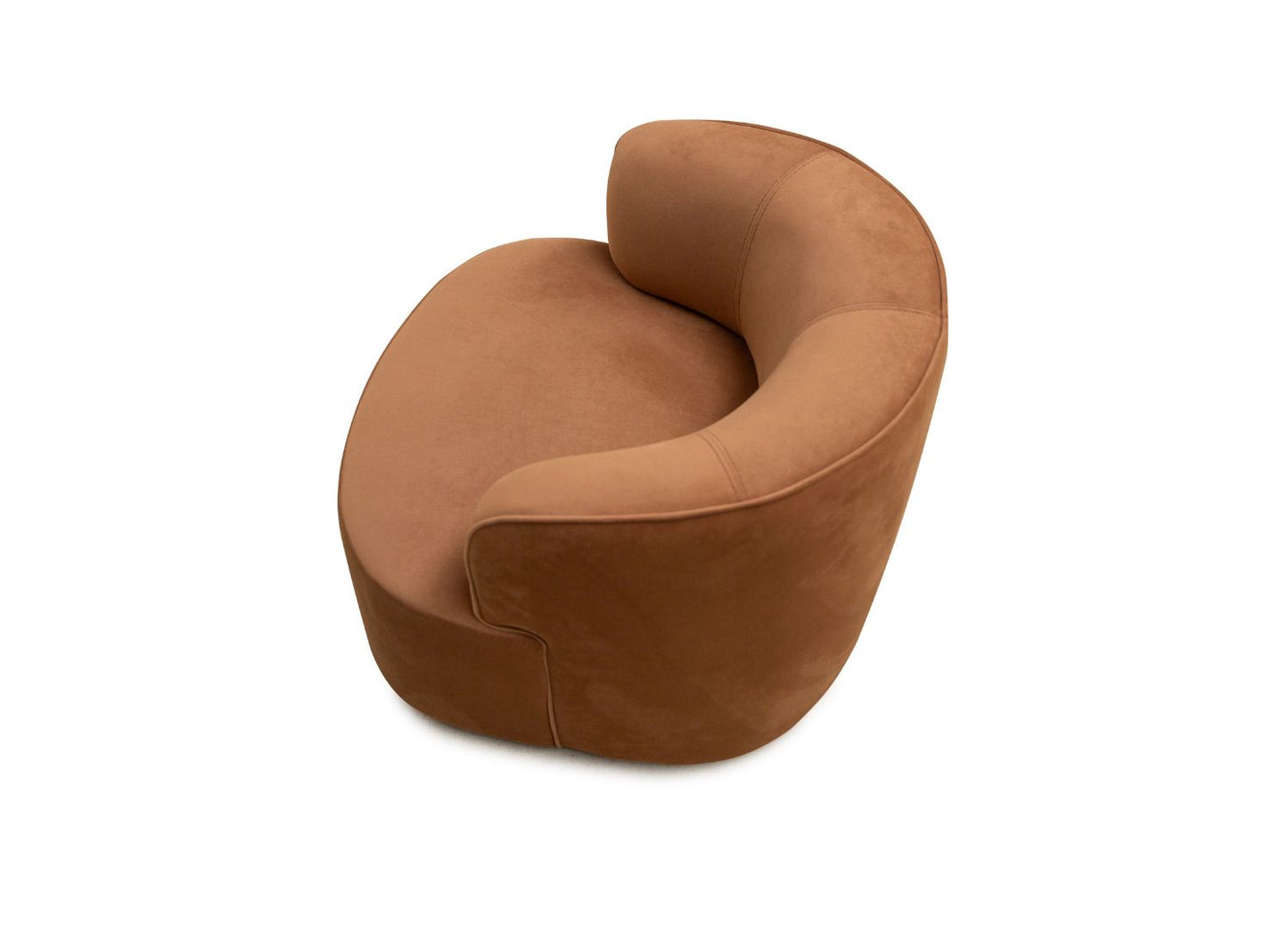 Denn Accent Chair in Camel Brown Fabric by Whiteline Modern Living