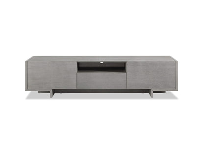 Noah 73" TV Stand in Grey Oak Veneer by Whiteline Modern Living