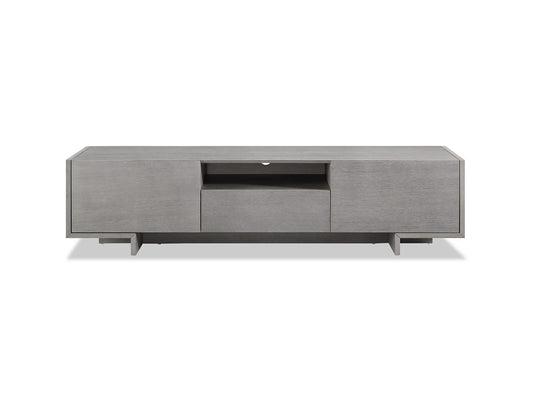 Noah 73" TV Stand in Grey Oak Veneer by Whiteline Modern Living