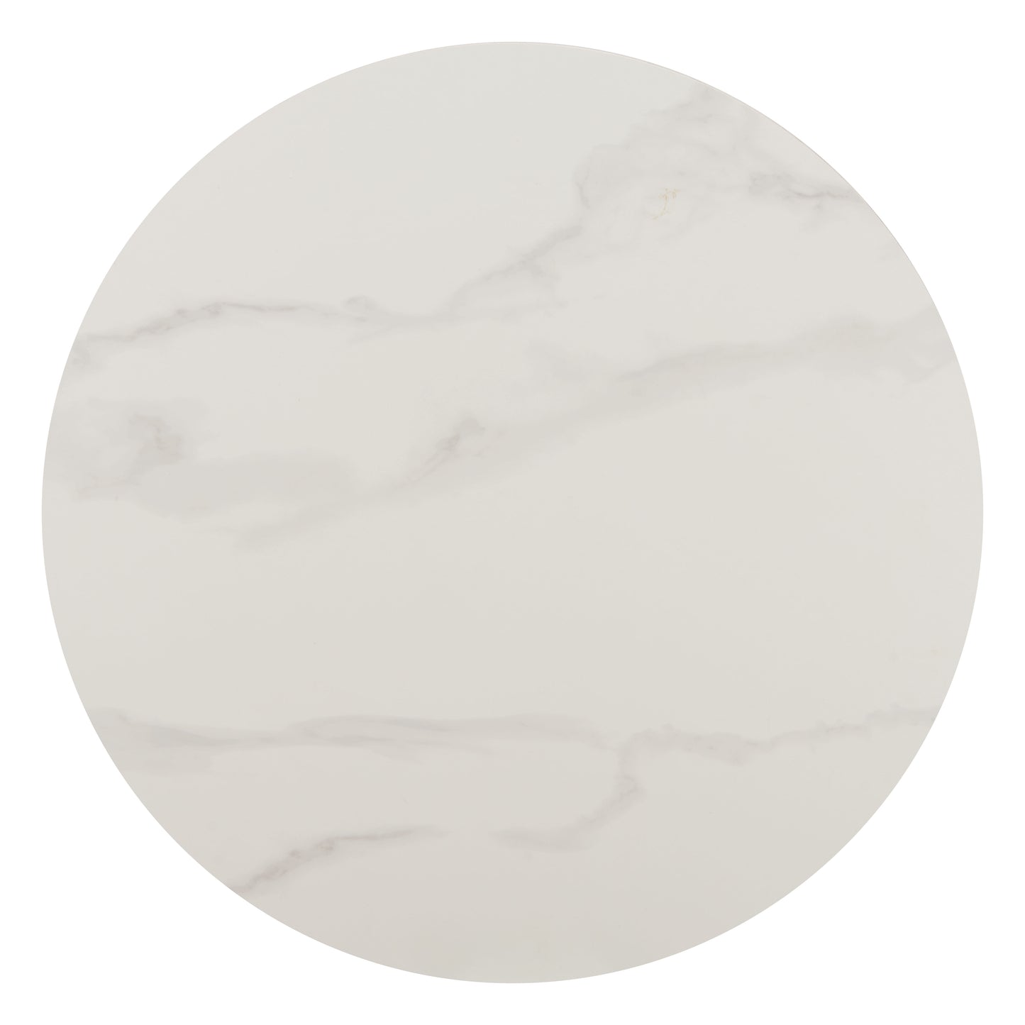 Axis Bar Table in White – Modern Faux Marble Bar-Height Table