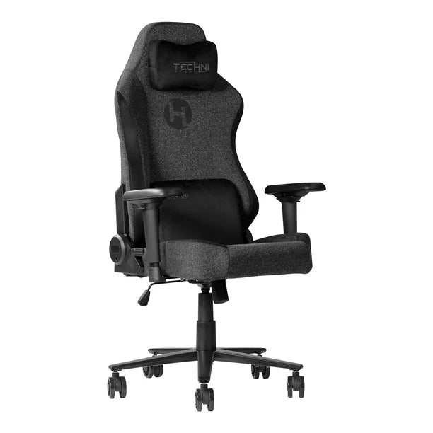 Techni Sport TSF65C Fabric Gaming Chair, Black