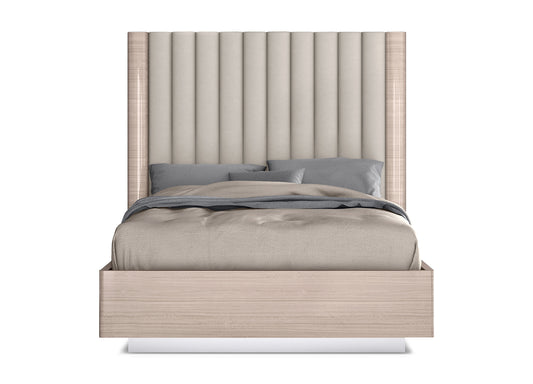 Whiteline Waves Full Bed in Beige BF1753-BEI/BEI