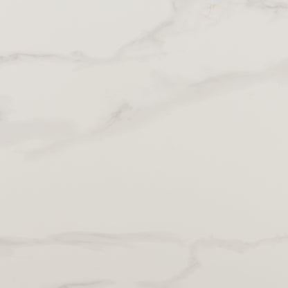 Axis Bar Table in White – Modern Faux Marble Bar-Height Table