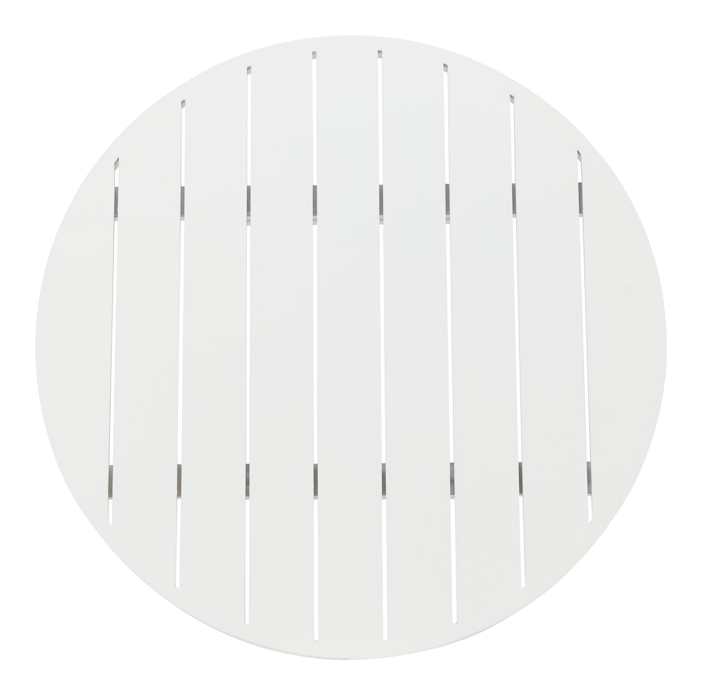 Ren Outdoor Bar Table in White – Modern Aluminum Patio Table