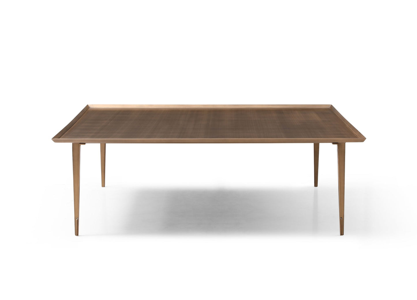 Nia Coffee Table in Brushed Bronze Metal by Whiteline Modern Living