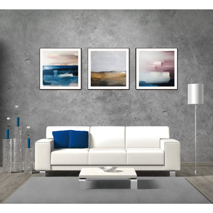 Isla 3 Piece 28" x 28" (each) Canvas Wall Art in Multicolor by Whiteline Modern Living