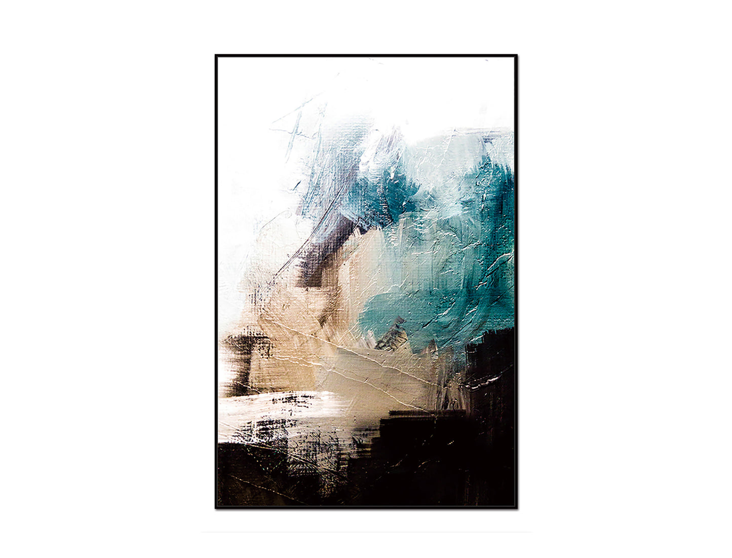 Windy 48" x 32" Canvas Wall Art in Multicolor by Whiteline Modern Living