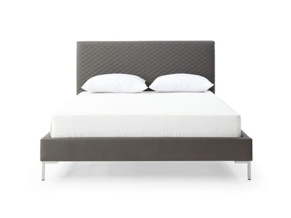 Whiteline Liz Queen Bed in Dark Gray BQ1689P-DGRY