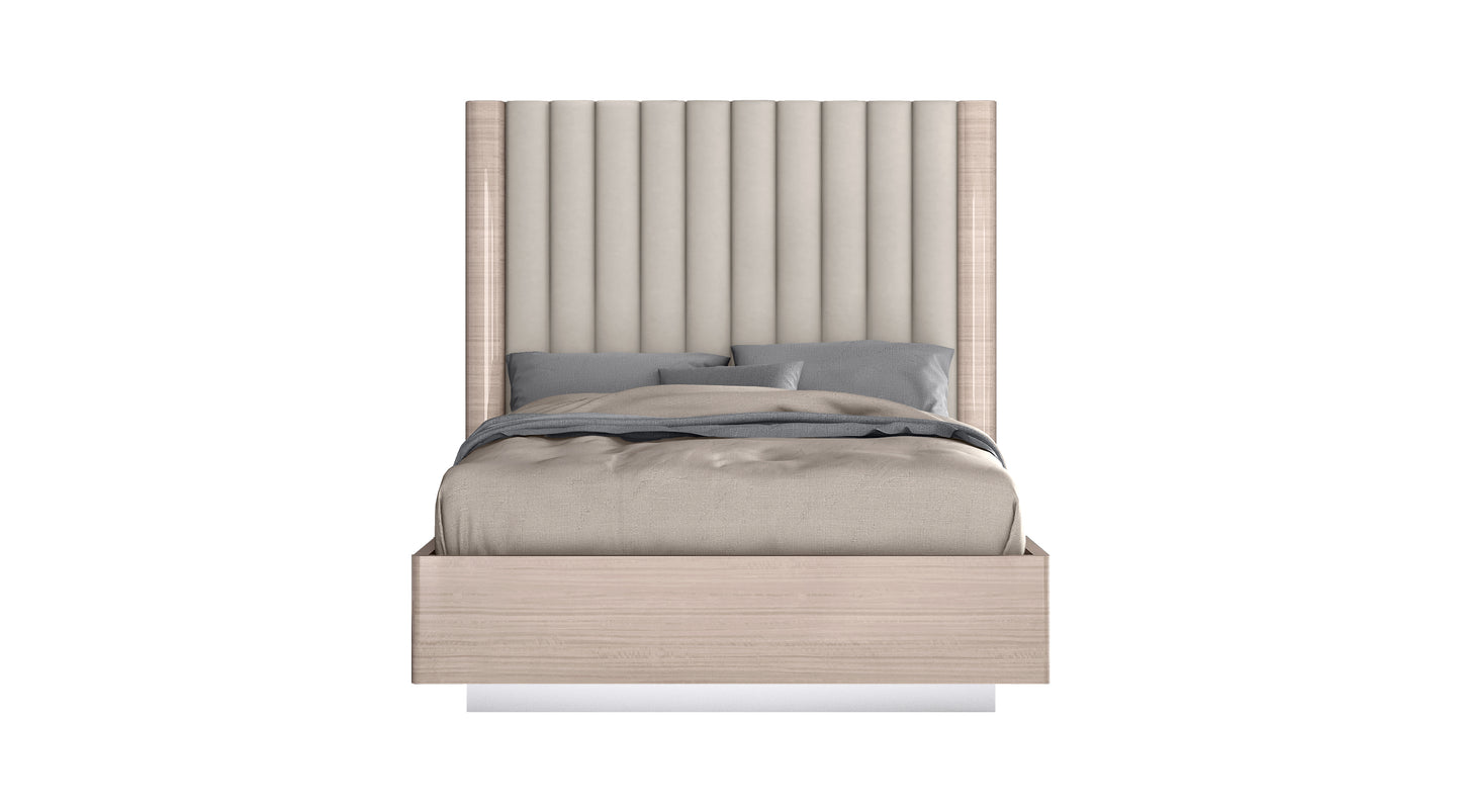 Waves Full Bed in Beige