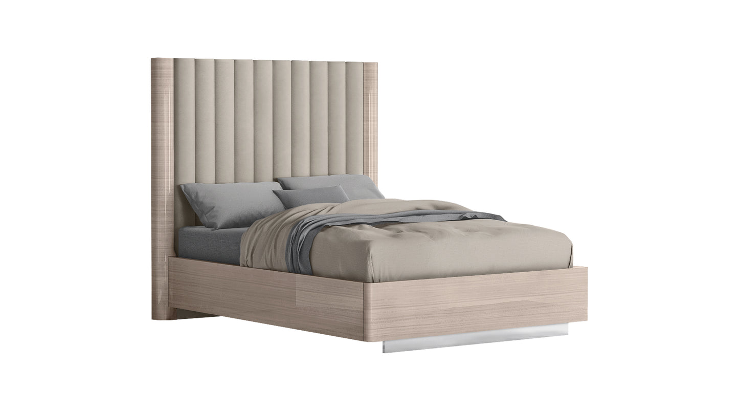 Waves Full Bed in Beige