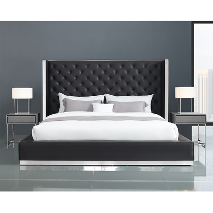 Abrazo King Bed in Black