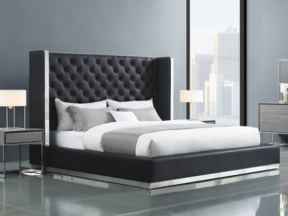 Abrazo King Bed in Black