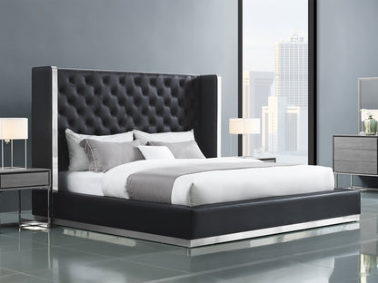 Abrazo King Bed in Black