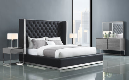 Abrazo King Bed in Black