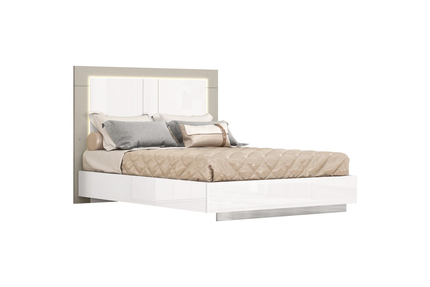 Daisy Queen Bed in White