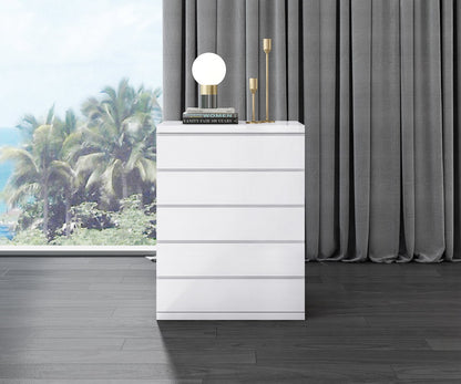 Anna Chest of Drawers in White