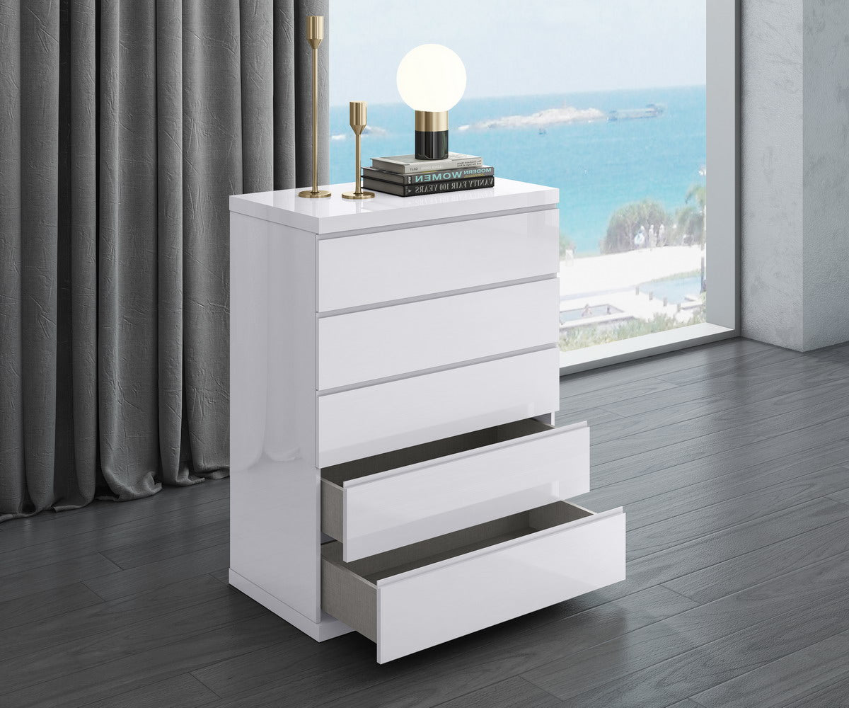 Anna Chest of Drawers in White