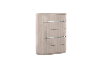 Waves Chest in High Gloss Beige Angley Finish